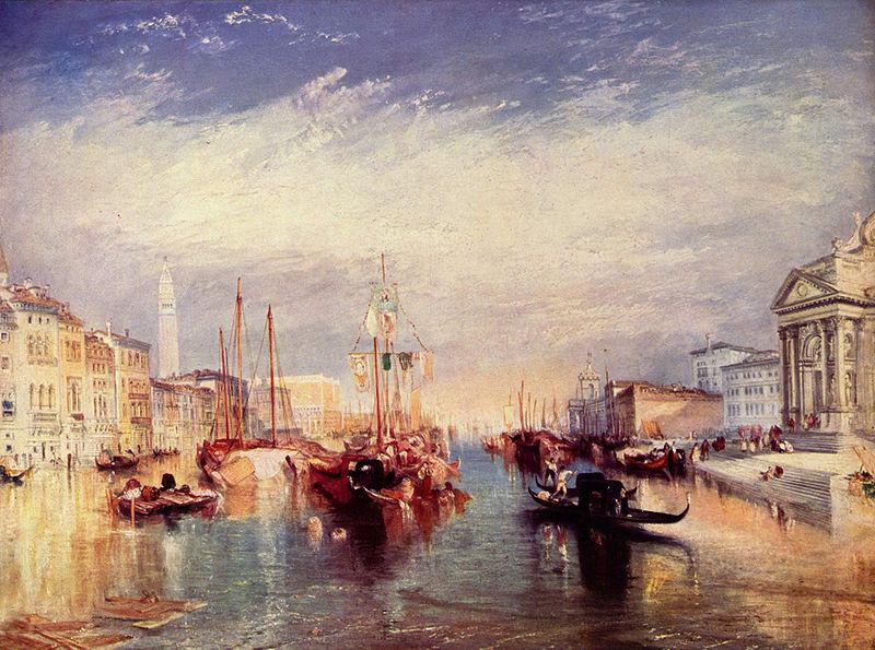 Joseph Mallord William Turner Canal Grande in Venedig